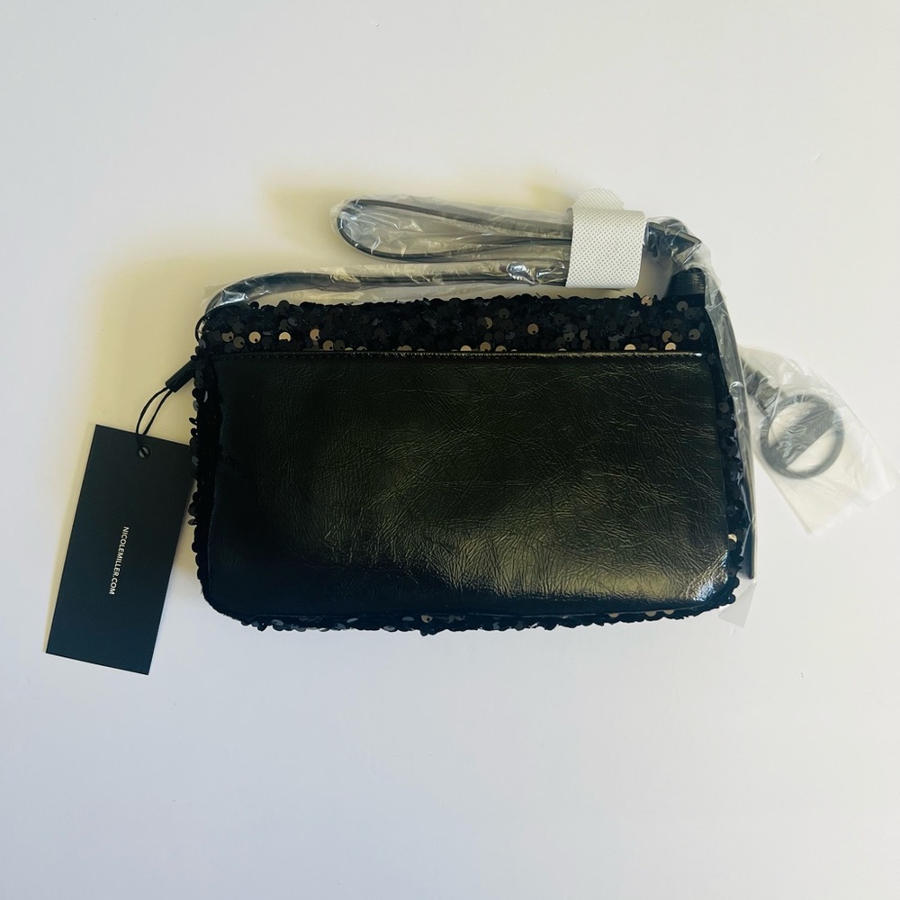 Nicole Miller Black Sequin Bag🖤 - Picture 6 of 9